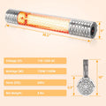 Tangkula 1500W Wall Mounted Patio Heater, Kitchen Appliance