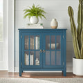 Portland 2 Door Glass Cabinet by Simple Living